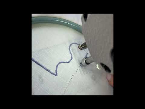 Машинная вышивка для начинающих урок 3