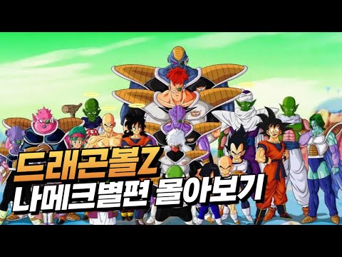 드래곤볼Z 나메크별 편 몰아보기 | 프리저와 손오공의 운명적 대결