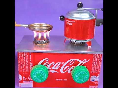 DIY Mini Stove made with soda cans