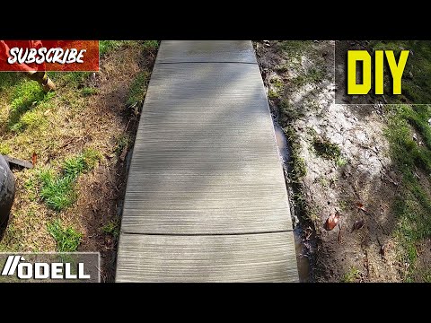 Beginner Concrete Side Walk Slab DIY