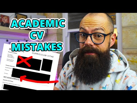 The top 6 academic resume MISTAKES [Real examples]