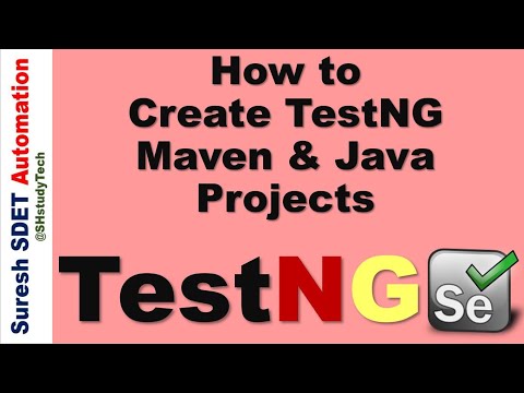 #3 How to Create TestNG Maven Project and Java Project | Selenium Framework with Java | SDET