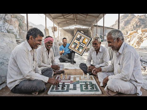 Classic marble Ludo Making Process,A True Artisan’s Masterpiece
