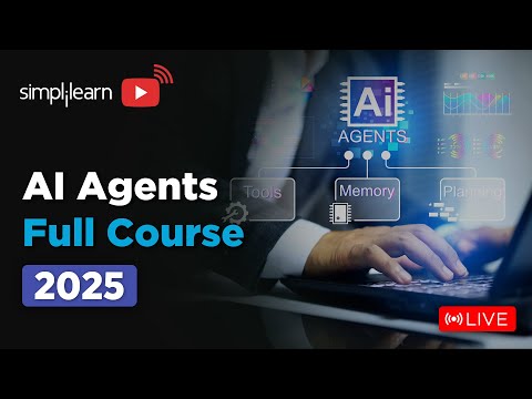AI Agents Full Course 2026 | AI Agents Tutorial for Beginners | How to Build AI Agents | Simplilearn