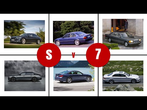 Mercedes S-Class vs BMW 7-Series: Comparison Over the Last 6/7 Generations