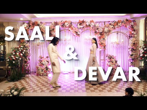 Devar and Saali Dance Performance | Ghagra, Maahi Ve, Kajra Re | #dance  #bollywood #wedding