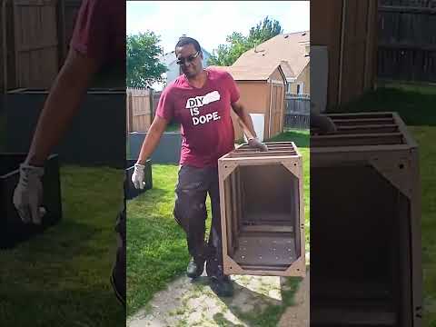 Handyman DIY | Raised Garden Beds #diypowercouple #shorts #gardening