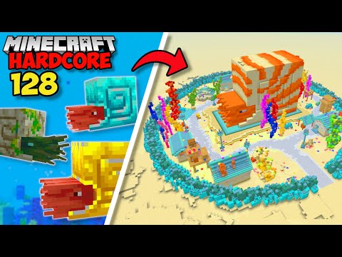 I Built A NAUTILUS CITY in Minecraft Hardcore