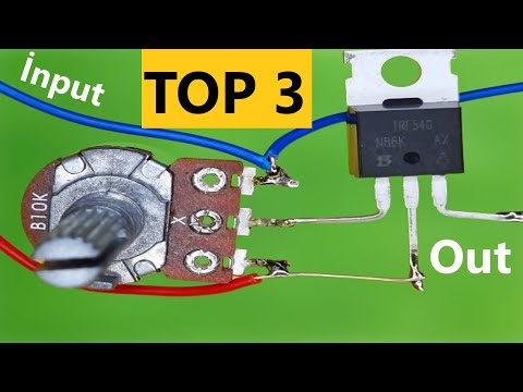 TOP 3 Voltage Control Circuits / Control Your Lights and Motors