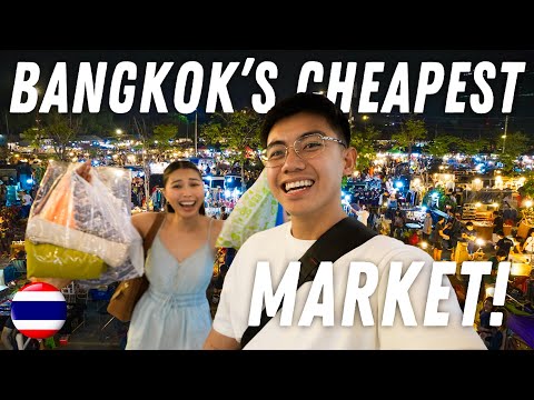 BANGKOK'S Cheapest & Biggest Market! 🇹🇭
