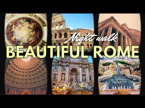 Rome's 6 Most BEAUTIFUL Places | Night Walk Italy 2026 ✨, #rome #romeitaly #walkingtour