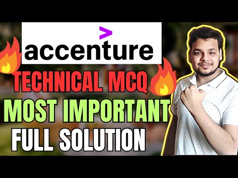 Accenture Technical Assessment (MCQ) Solution | Accenture Hiring 2026 | Accenture Free Preparation