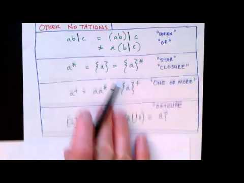 Lecture 9/65: Regular Expressions