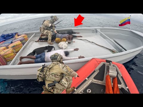 Terrifying Moment! U.S. Coast Guard Intercepts Major Drug Operation at Sea