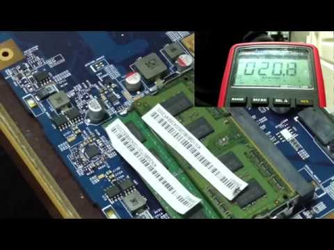 Ноутбук не включается. Диагностика платы со схемой