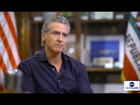 California Governor Gavin Newsom sits for wide-ranging interview with Jonathan Karl