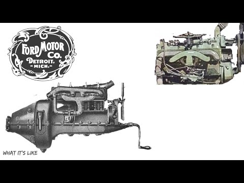 Ford model T, model A, and model B engines