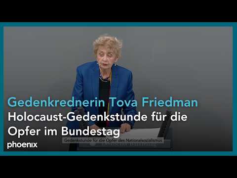 Bundestag: Rede von Tova Friedman zum Holocaust-Gedenktag | 28.01.26