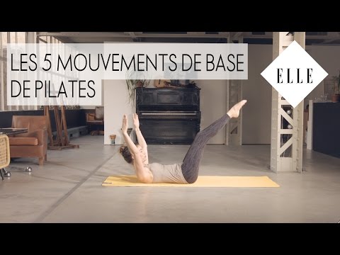 Les 5 mouvements de base de pilates┃ELLE Pilates