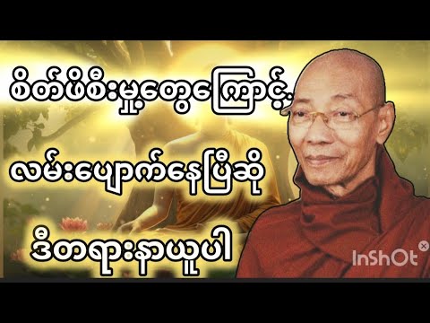 စိတ်ဖိစီးမှု့တွေကြောင့်လမ်းပျောက်နေတဲ့အခါဒီတရားနာယူပါ#ပါချုပ်ဆရာတော်တရားများစုစည်းရာ #dhammalight2 