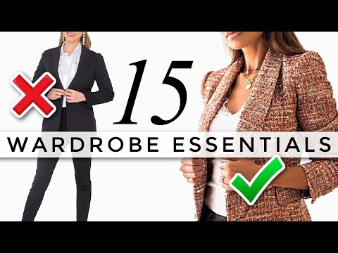 15 *Wardrobe Essentials* You Actually NEED!