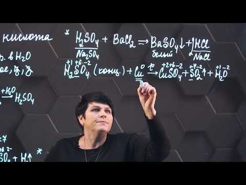 Серная кислота и ее соли. 9 класс.