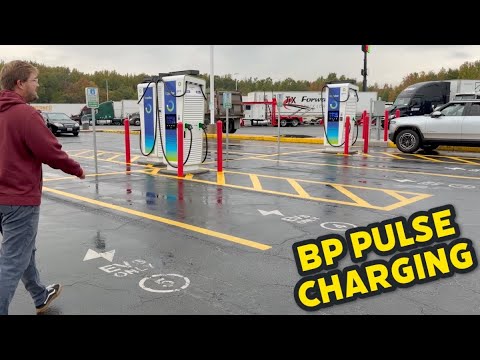My First Charge At BP Pulse! Reviewing This Growing EV DCFC Network