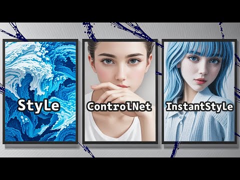 Style Transfer and ControlNet with InstantStyle IPAdapter V2 in ComfyUI | SDXL Stable Diffusion