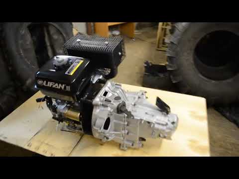 Connecting a Lifan 192FD to a 2108 2110 gearbox! Finally, we can drive without belts!