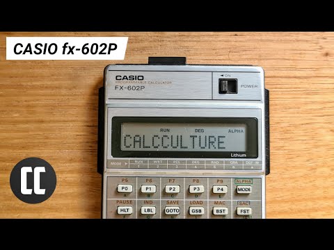 Casio fx-602P from 1981 - The best calculator Casio ever made?
