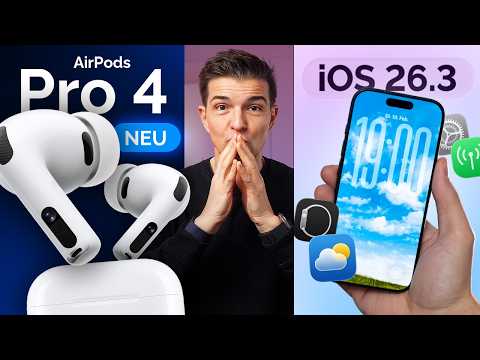 iOS 26.3 ist da! Die Features im Überblick! AirPods Pro 4 & MacBook Pro: Die Termine stehen?!