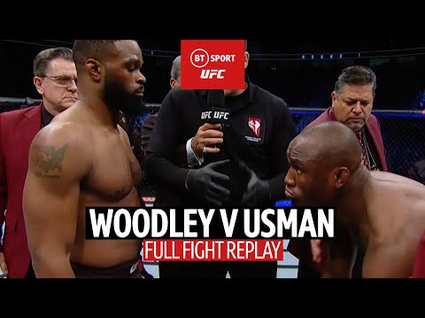 Tyron Woodley v Kamaru Usman full fight replay |