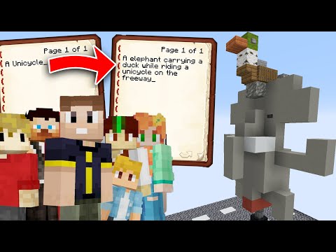 Guess The Build, But Prompts Get Crazy! w/ Grian, Joel, Jimmy, Gem, and Skizz