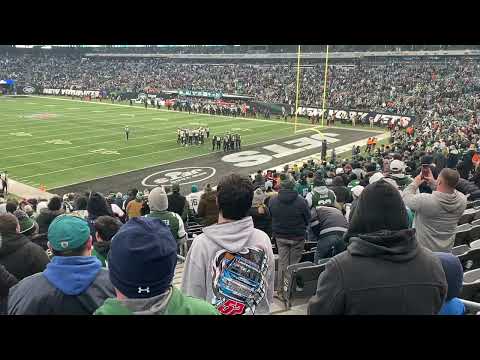 Jets Game Winning Goal Line Stand vs. Jaguars (Crowd Reaction)