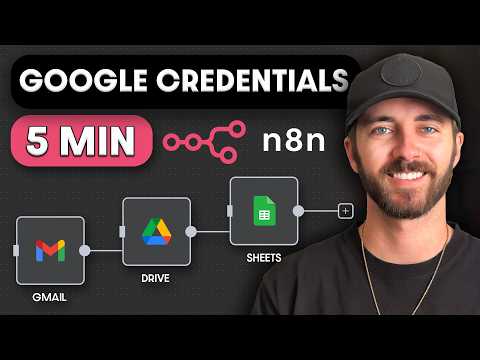 Setup Google Credentials in n8n in 5 Minutes (Google Sheets, Drive, & Gmail)