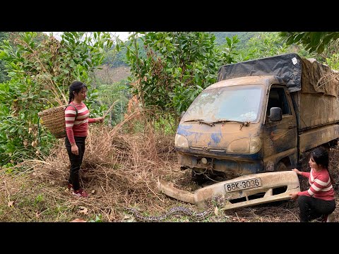 The girl recovered the dead car in the woods, so how will she recover it?