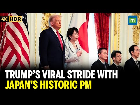 Trump’s Energetic Walk with Japan PM Sanae Takaichi Goes Viral at Tokyo Welcome Ceremony