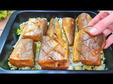 Never before have I eaten such delicious hake fish It's so delicious that I cook every day, recipe.