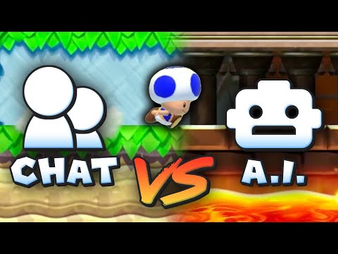 500 people vs 1 AI. Who's better at Mario?