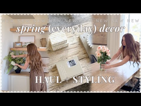 STYLING NEW HOME DECOR 🌸 spring 2025 home decor HAUL + decorating ideas for every room!