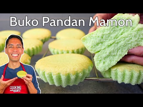 Red Ribbon Buko Pandan Mamon: Buttery-Moist Mini Chiffon Cakes | Cooking with Kurt