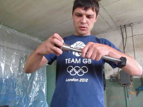 накручивание гайки на винт ШВП