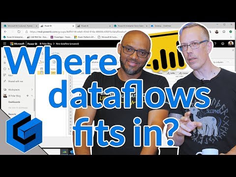 Power BI dataflows: Where does it fit in? (Matthew Roche schools Patrick)