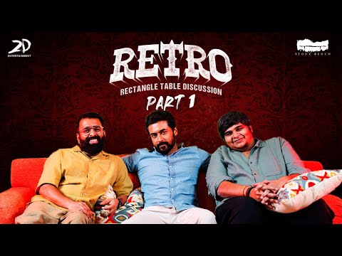 #Retro Rectangle Table Discussion Suriya × Karthik Subbaraj × Santhosh Narayanan | Part 1