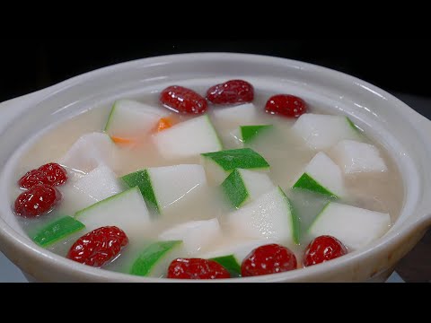 冬瓜排骨湯像我這樣做，大人小孩都愛喝，低卡低脂，營養美味 #美食 #烹飪 #營養 #美味 #冬瓜 #排骨 #冬瓜排骨湯 #cooking #chinesefood #health #Low fat