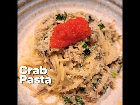 Best Crab Spaghetti Recipe – Restaurant Style Pasta at Home in less than 30 minutes.   #italianfood