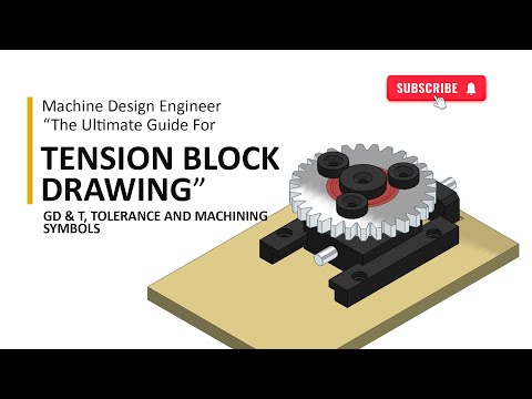 TENSION BLOCK WITH DETAIL DRAWING