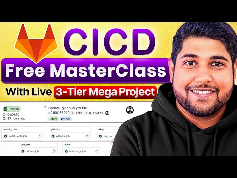 Gitlab CICD 3-Tier Mega Project | Live MasterClass