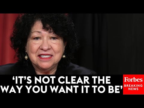 Sonia Sotomayor Asks Attorney If States Are 'Violating Title IX' By Not Separating Sports By Gender