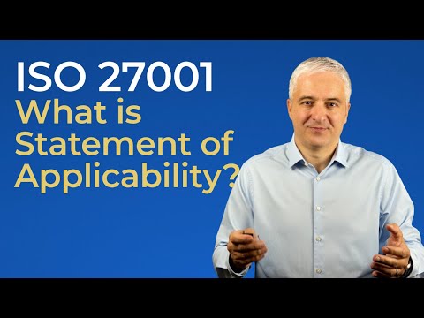 What is Statement of Applicability (SoA) according to ISO 27001?